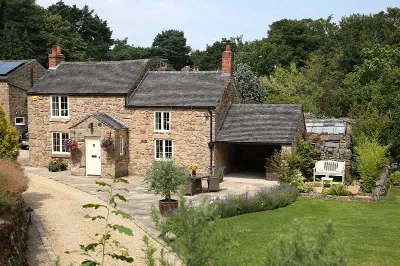 belper stone cottage elevation heritage wooden windows doors