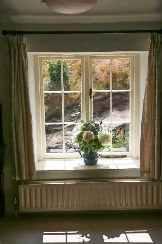 interior view heritage window georgian bars