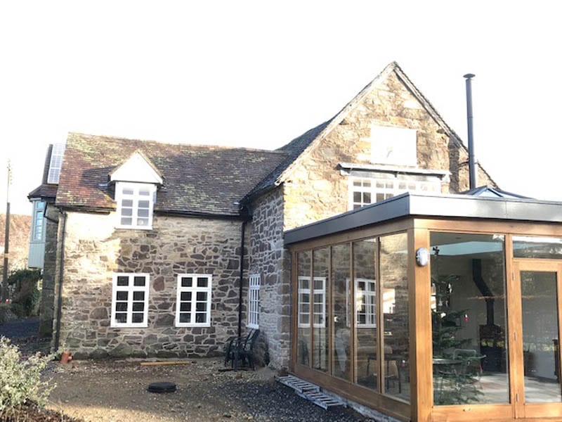 heritage casement windows sw elevation before