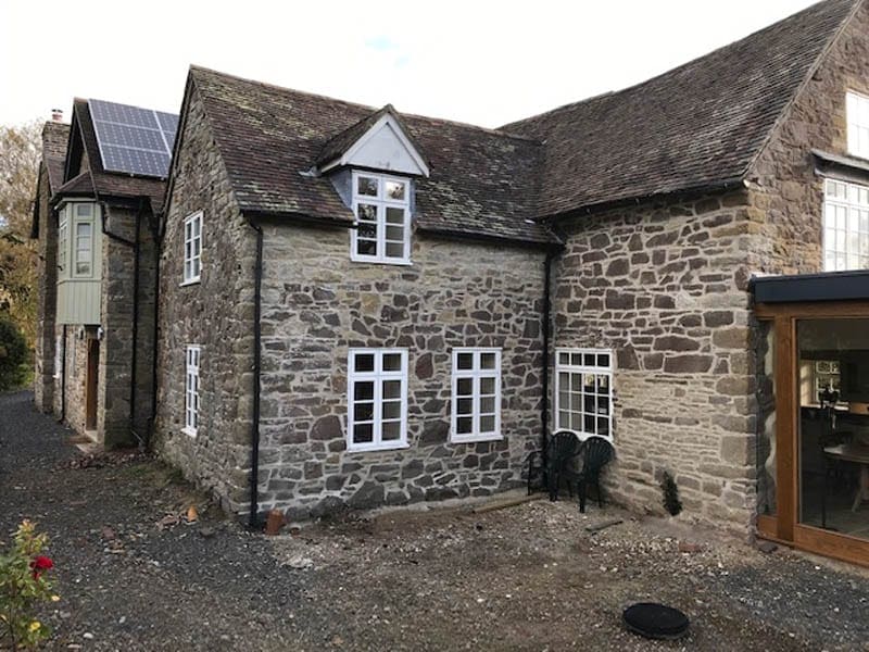 traditional windows nw elevation after