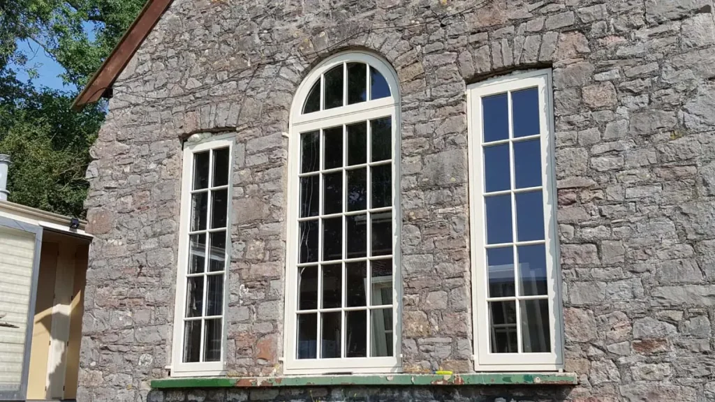 Modern Georgian Windows installed in a period chapel
