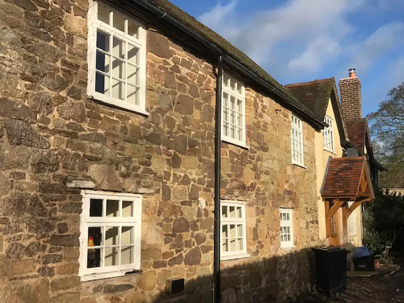 A grade 2 listed building needing double glazing