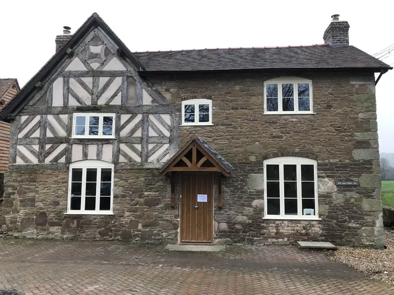 Listed building after renovation by the heritage window company Gowercroft Joinery