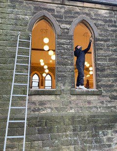 Window replacement progress pictures