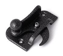 Flat Fitch Fastener Antique Black
