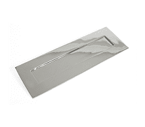 Period Letterplate External Polished Chrome