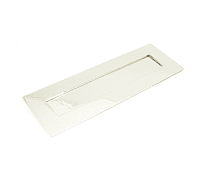 Period Letterplate External Polished Nickel