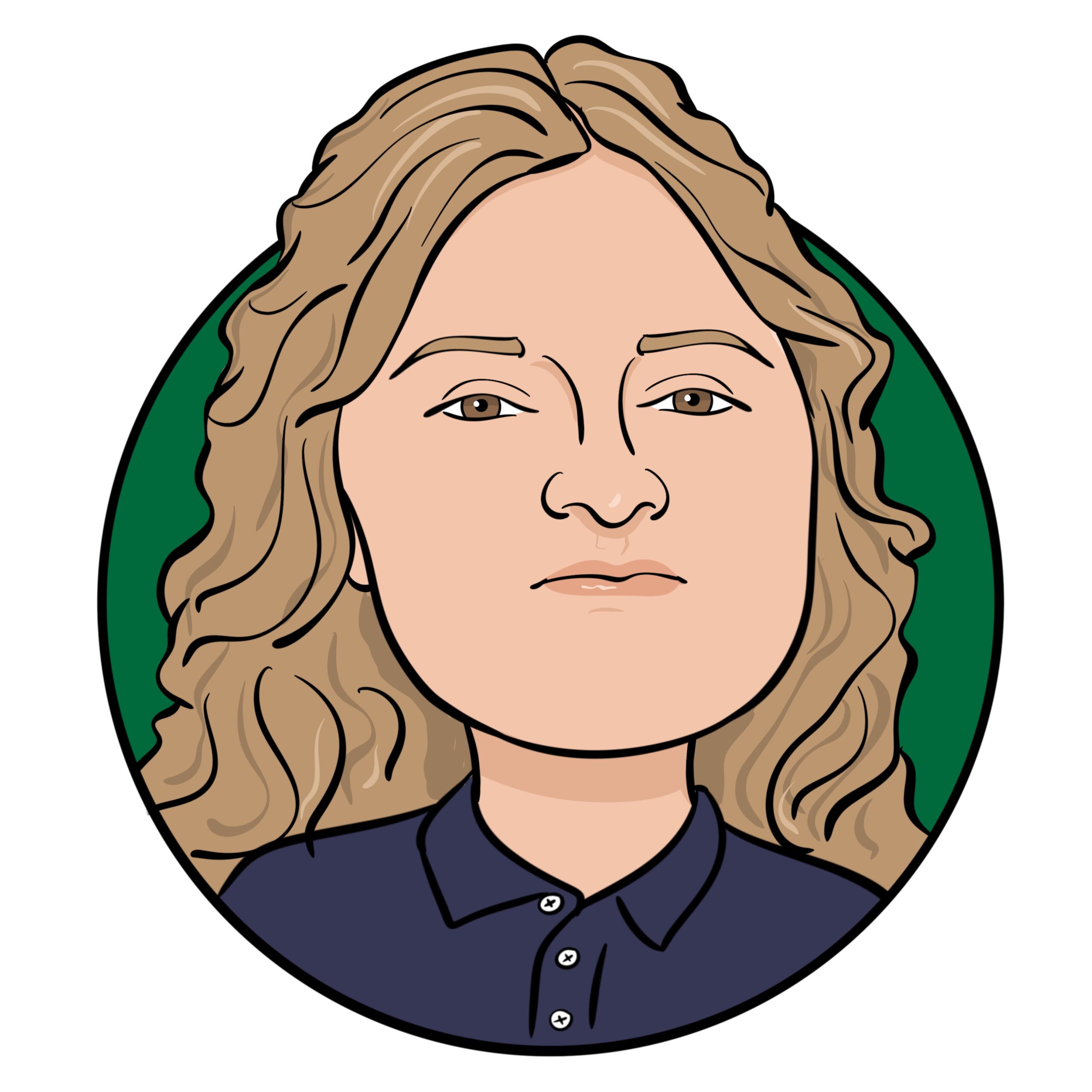 Stylised image of our business admin apprentice Molly